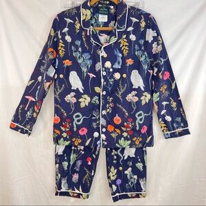 POTTERY BARN HARRY POTTER HERBOLOGY LOOSE FIT PAJAMA SET SIZE S MULTI COLOR CUTE